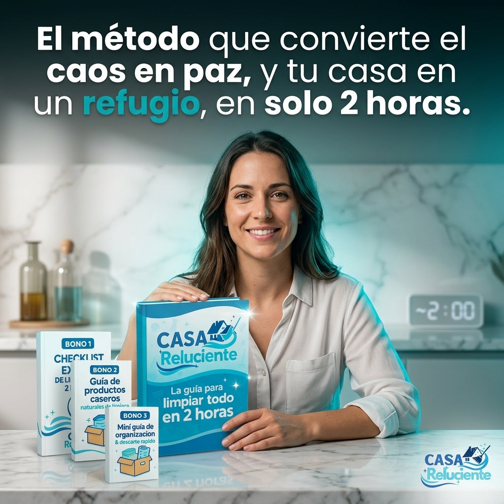 Casa Reluciente: La guía para limpiar todo en 2 horas